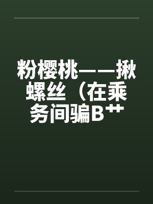 粉樱桃——揪螺丝(在乘务间骗B艹)by佚名笔趣阁无弹窗